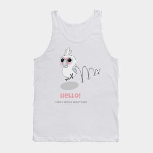 HWS Nerdy Birdy ~ Goffin's Cockatoo Tank Top